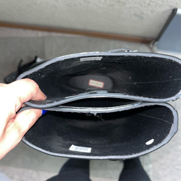 Hunter Original Tall Gloss Rain Boots Black Women’s - Picture 12 of 12